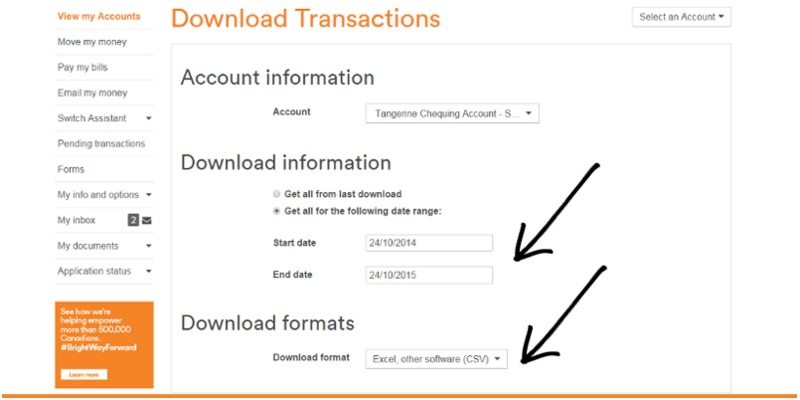Download Transactions